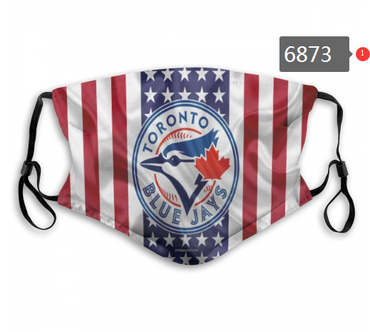 2020 MLB Toronto Blue Jays #2 Dust mask with filter->mlb dust mask->Sports Accessory